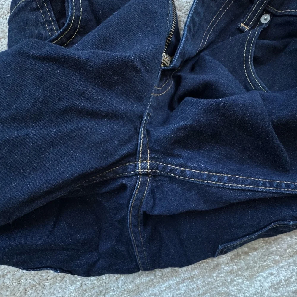 Levi's Men's Dark Indigo Slim Straight Jeans  W 34/ L 27.5